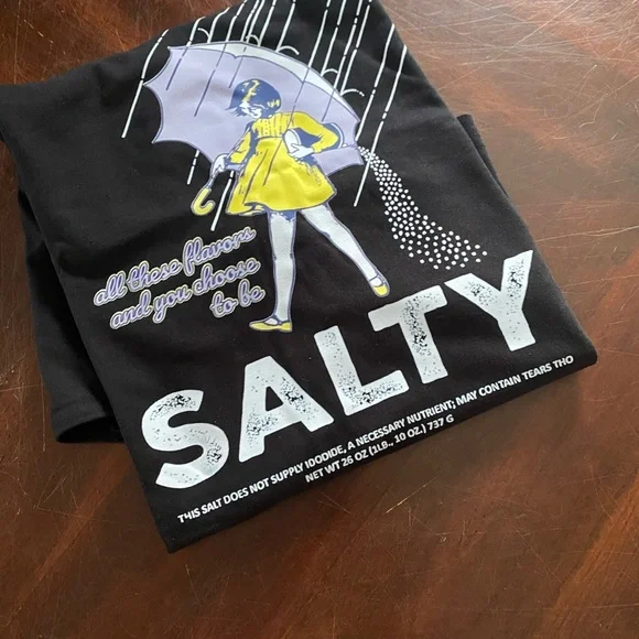 Black Short Sleeve Tee with Graphic Design - Picture 2 of 5